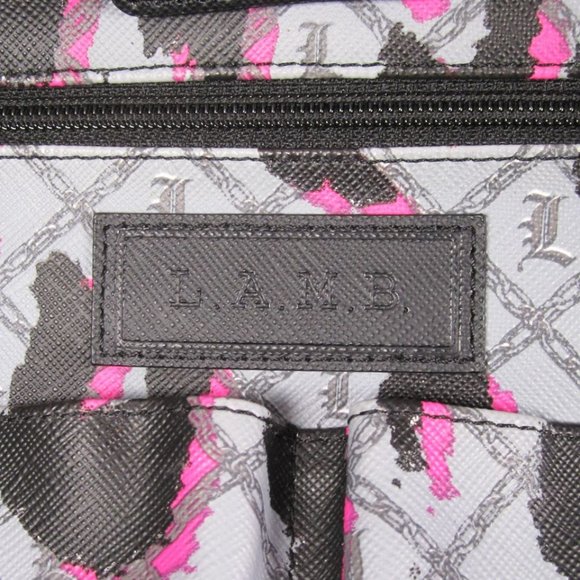 L.A.M.B. Williamsfield Bag in Neon Leopard Print - Picture 9 of 11